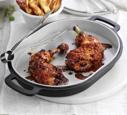 Piri piri chicken with chunky oven chips