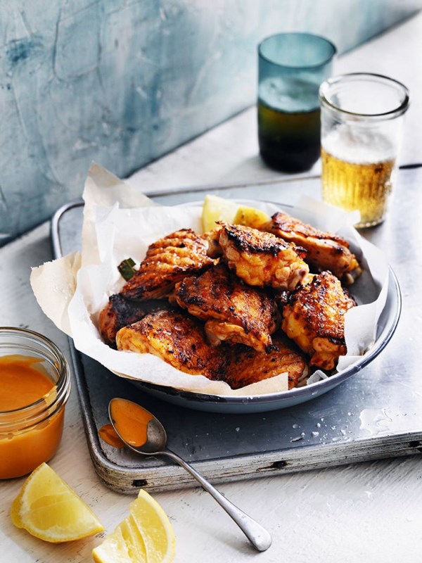 Piri-piri chicken with smoky tomato aioli