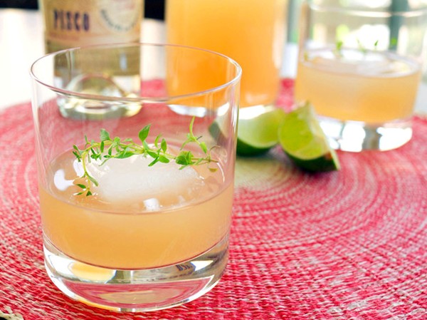 Pisco-grapefruit brunch pitcher
