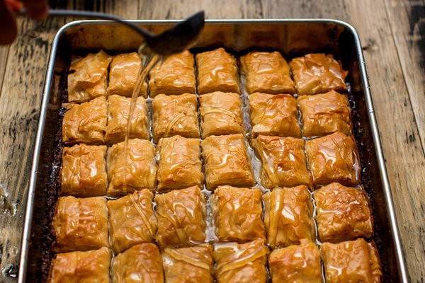 Pistachio baklava