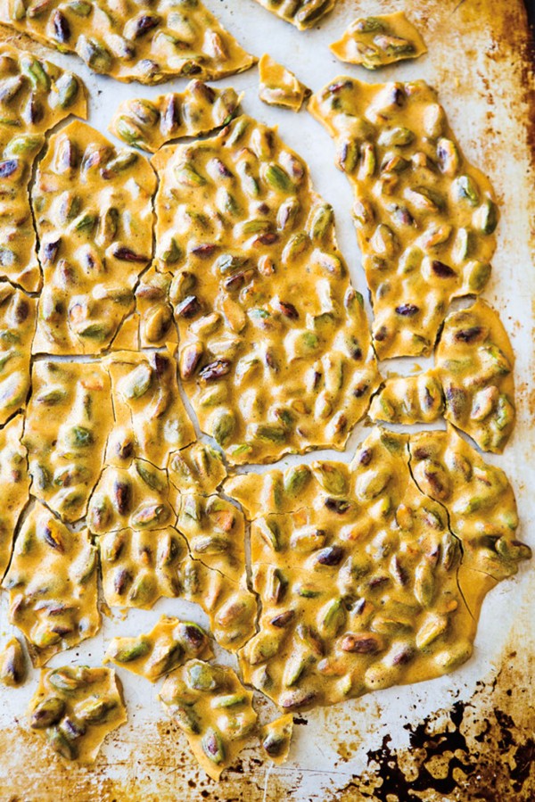 Pistachio brittle