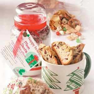 Pistachio cranberry biscotti