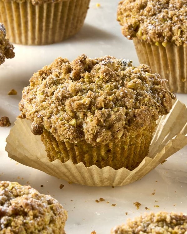 Pistachio crunch muffins 