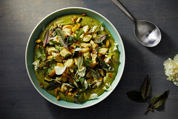 Pistachio green mole