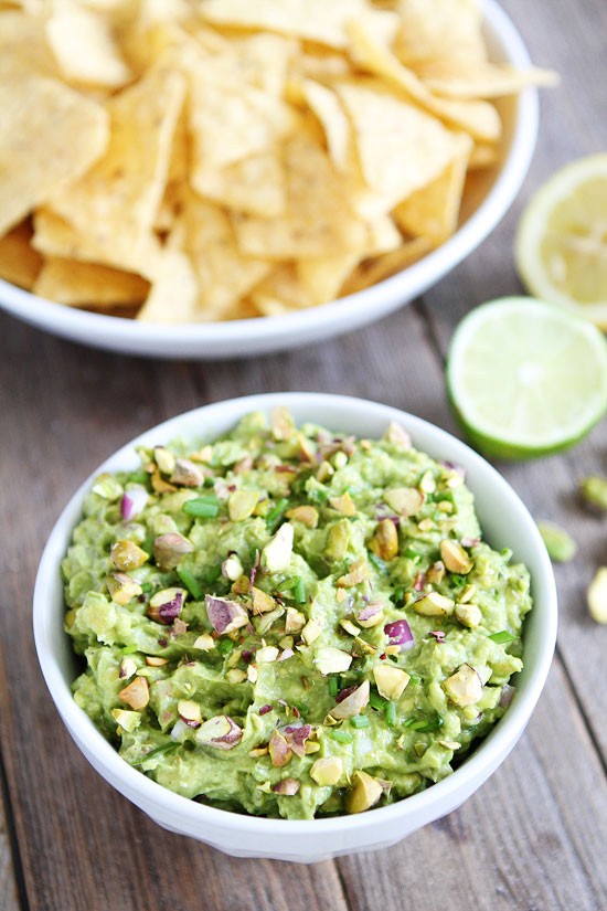 Pistachio guacamole