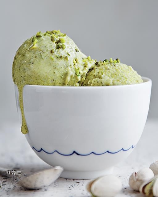 Pistachio ice cream