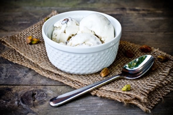 Pistachio ice cream (Glace à la pistache)