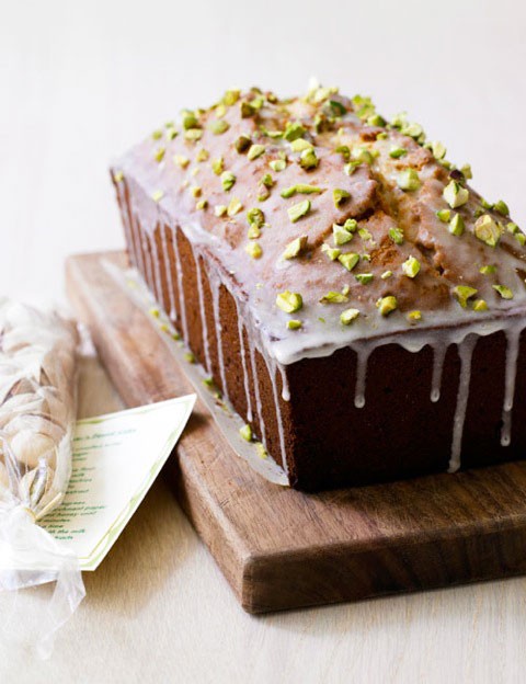 Pistachio lover’s pound cake