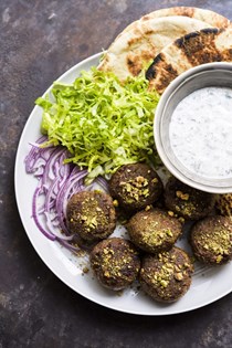 Pistachio-mint kofte