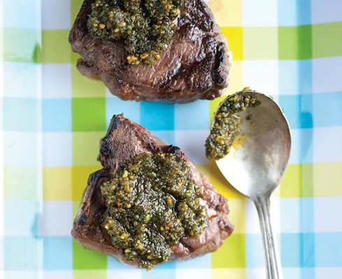 Pistachio-mint pesto