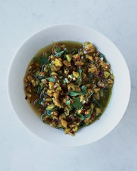 Pistachio-oregano pesto