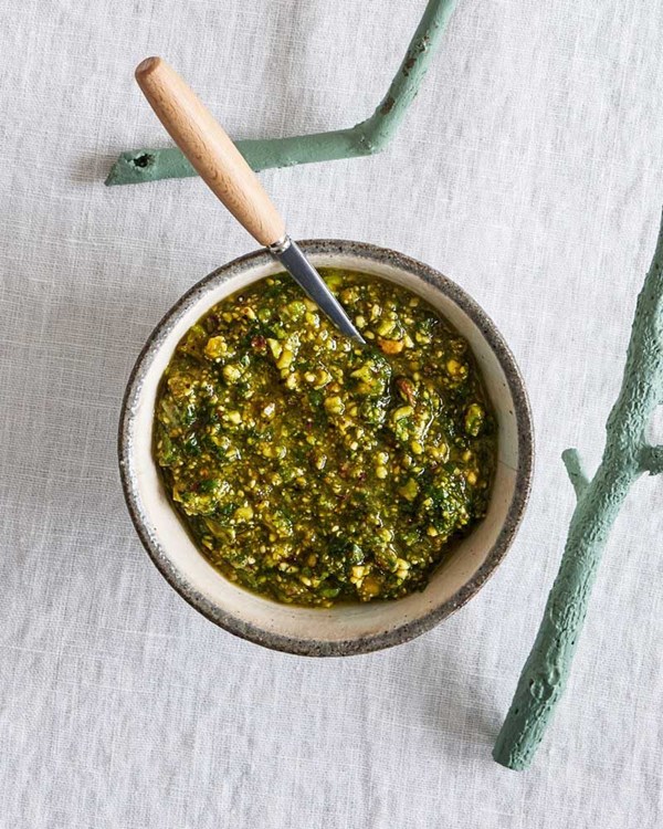 Pistachio pesto