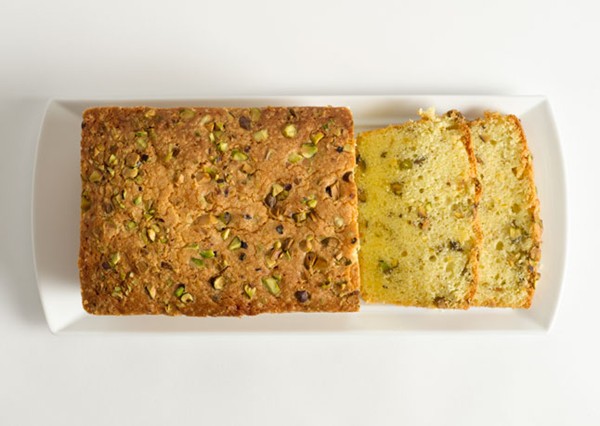 Pistachio pound cake