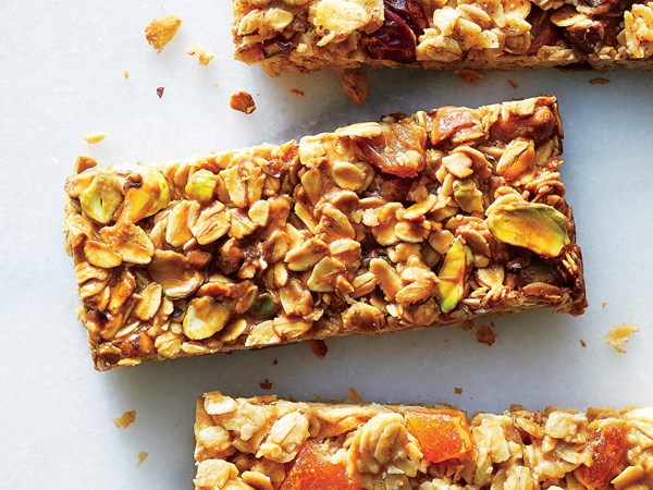 Pistachio-raisin bars