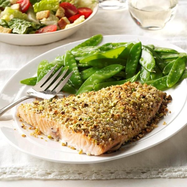 Pistachio salmon 