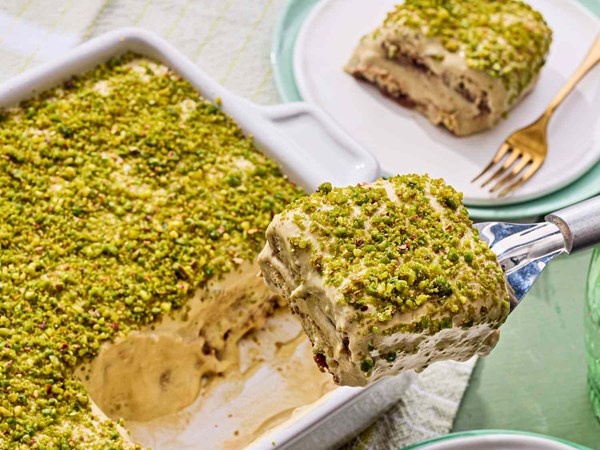 Pistachio tiramisu 