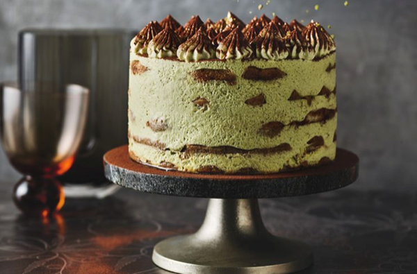Pistachio tiramisu cake [Rhiann Mead]