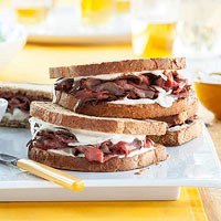 Pit beef sandwiches