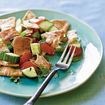 Pita bread salad