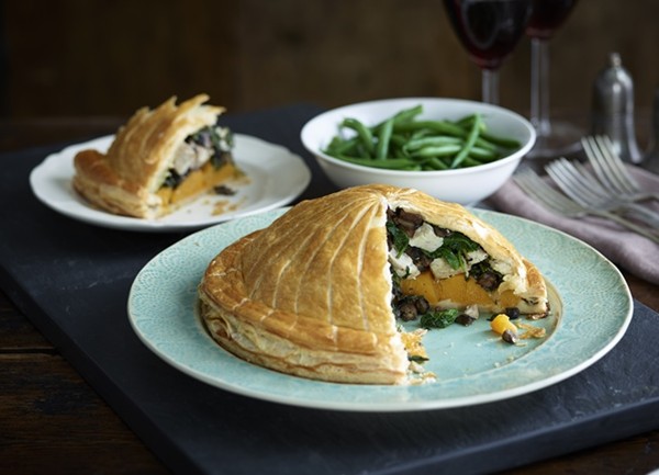 Pithivier of chicken, squash and sage