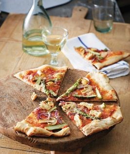 Pizza at low temperature