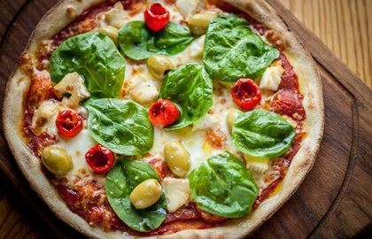 Pizza caprino