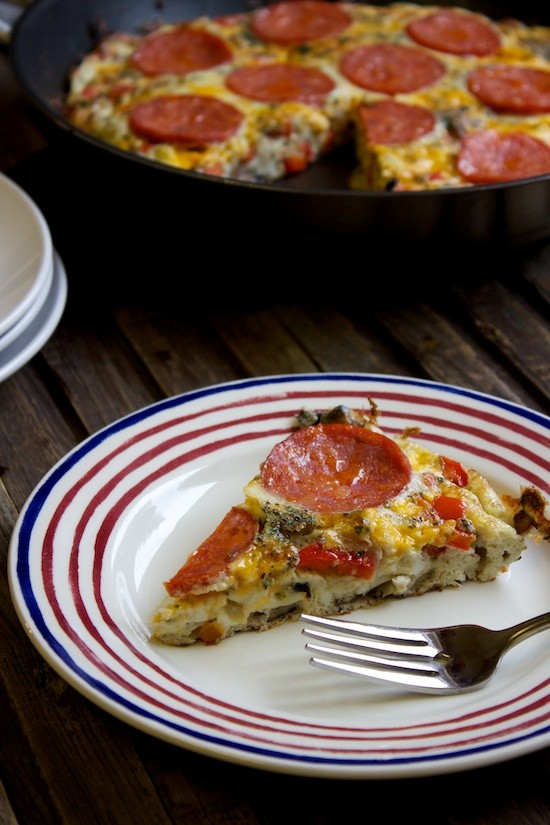 Pizza frittata