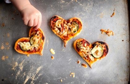 Pizza hearts