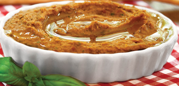 Pizza hummus