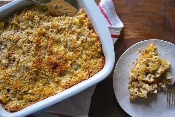 Pizza macaroni and cheese