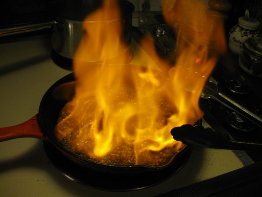 Pizza maker's steak