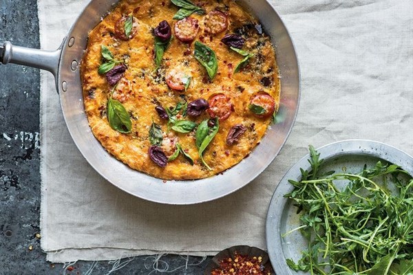 Pizza omelette