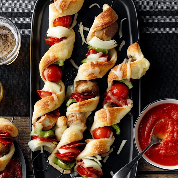 Pizza on a stick