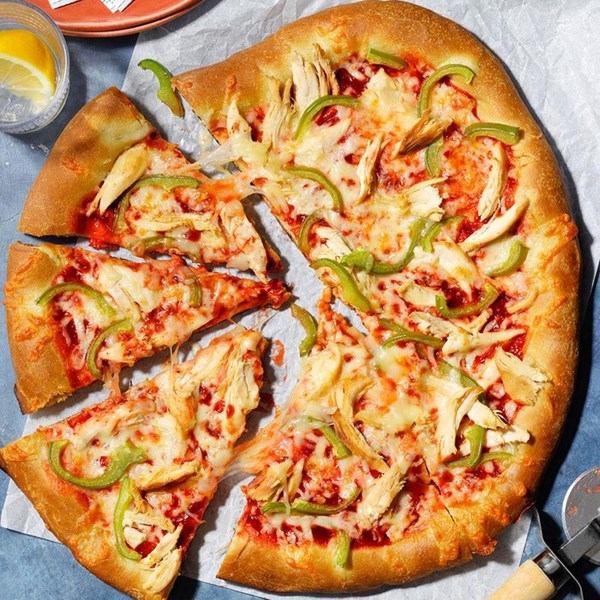Pizza on the grill
