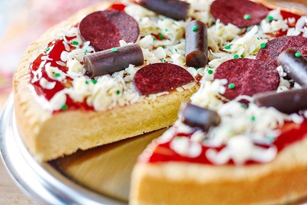 Pizza party cookie cake