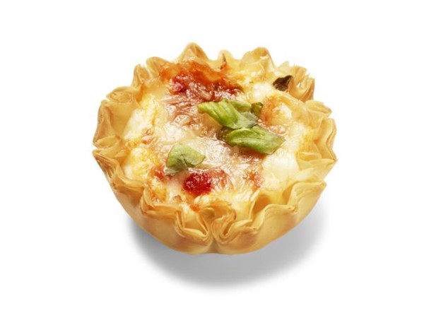 Pizza phyllo shells