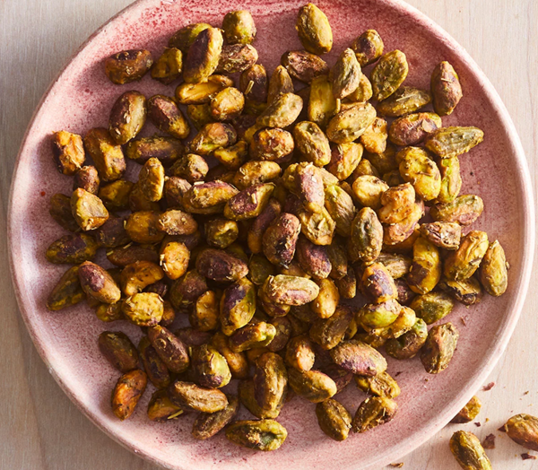 Pizza pistachios