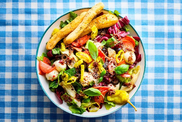 Pizza salad
