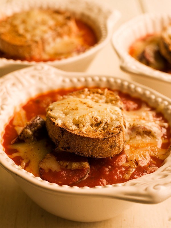 Pizza soup