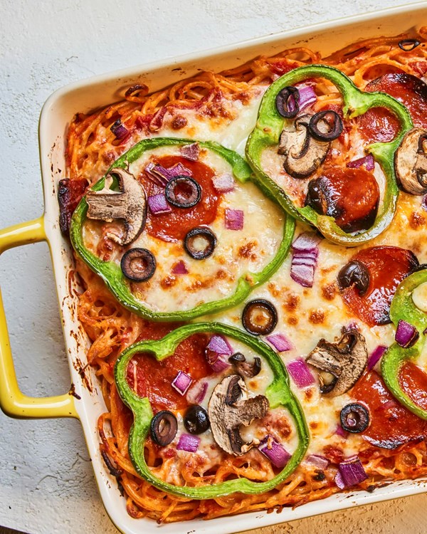 Pizza spaghetti