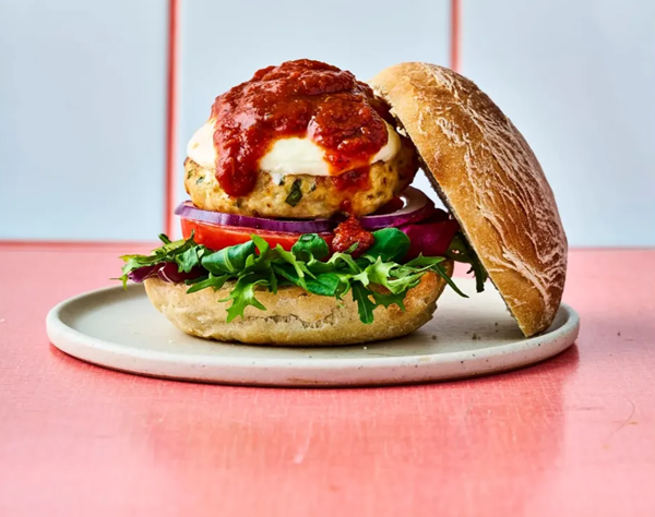 Pizza turkey burgers