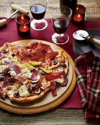 Pizza Vesuvio with the works