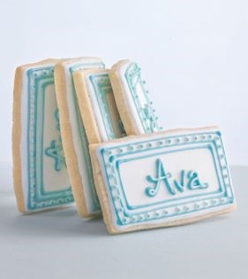 Place card cookies