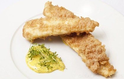 Plaice with homemade tartare sauce