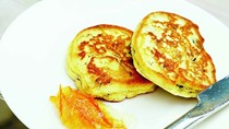 Plain buckwheat drop scones
