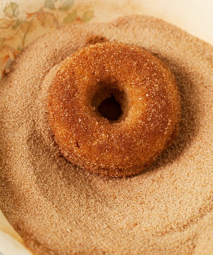 Plain cake donut