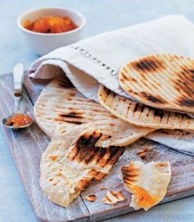 Plain flour flat bread