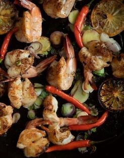 Plancha shrimp