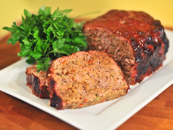 Planked meatloaf