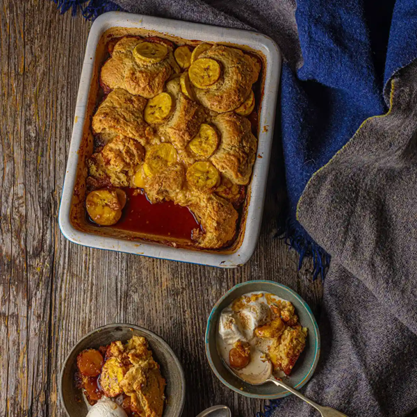 Plantain cobbler